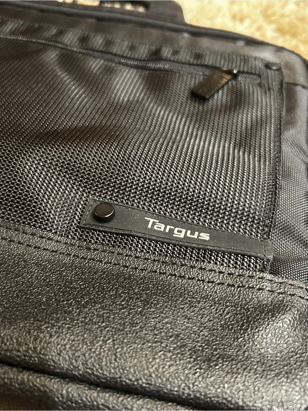 Targus Revolution Black Laptop Briefcase with Front Organizer